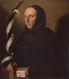 Portrait of Girolamo Savonarola by Moretto da Brescia, 1524