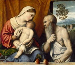 The Virgin and Child with St Jerome by Moretto da Brescia, 1532