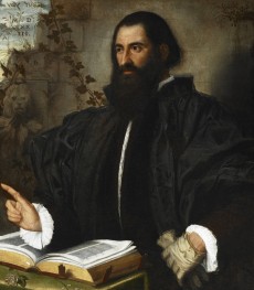 Portrait of Pietro Andrea Mattioli by Moretto da Brescia, 1533