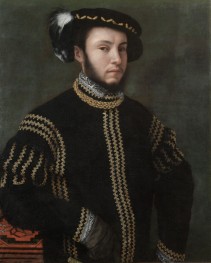 Martinengo Portrait by Moretto da Brescia, 1540