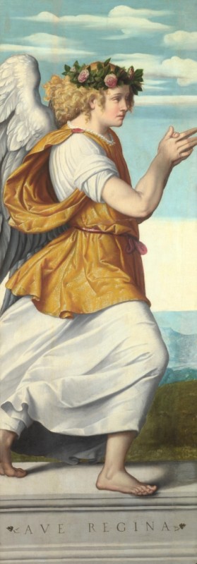 An Adoring Angel by Moretto da Brescia, after 1540 - canvas print
