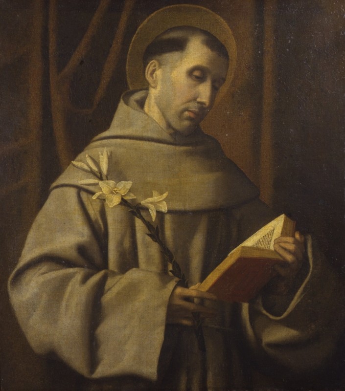 Saint Anthony of Padua by Moretto da Brescia, 1530 - canvas print