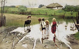 Ford, 1901 by Mykola Pymonenko | Canvas Print