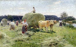 Haymaking, n.d. by Mykola Pymonenko | Canvas Print
