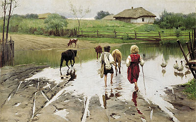 Ford, 1901 | Mykola Pymonenko | Giclée Canvas Print