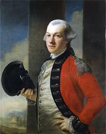 Nathaniel Hone | Portrait of Colonel Thomas Aubrey | Giclée Canvas Print