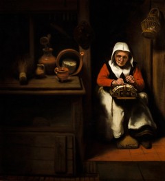 The Old Lace Maker, c.1655 | Nicolaes Maes