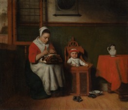 The Lacemaker, 1656 | Nicolaes Maes