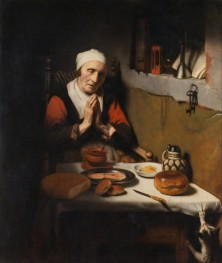 Old Woman Saying Grace (The Prayer without End), c.1656 | Nicolaes Maes