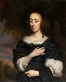 Portrait of a Woman Wearing a Black Dress, c.1668/70 | Nicolaes Maes