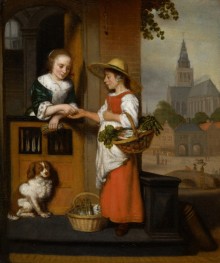 Vegetable Seller, 1659 | Nicolaes Maes