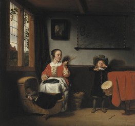 The Disobedient Drummer Boy, 1655 | Nicolaes Maes