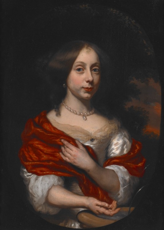 Portrait of a Young Lady, 1673 | Nicolaes Maes | Giclée Canvas Print