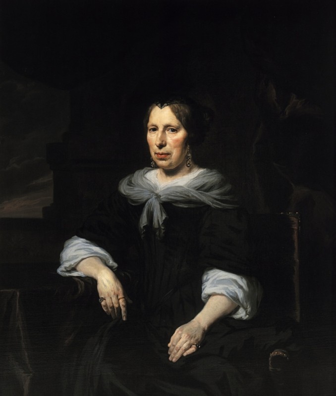 Portrait of a Lady, 1682 | Nicolaes Maes | Giclée Canvas Print