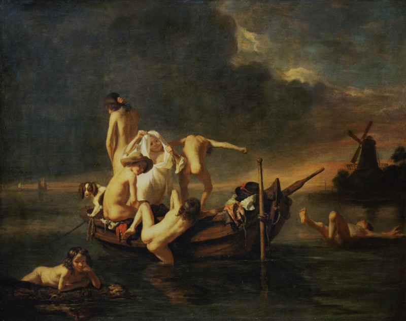 The Bathing, c.1655/60 | Nicolaes Maes | Giclée Canvas Print
