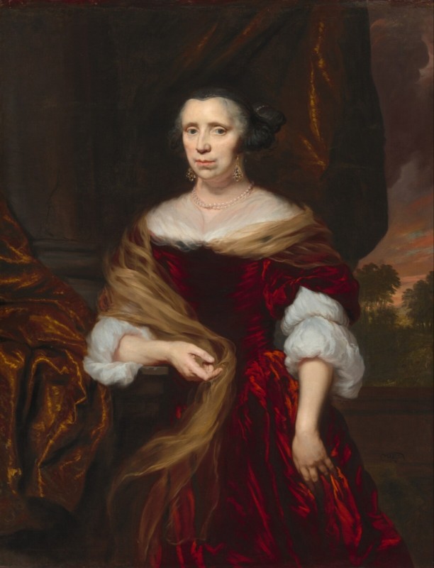 Portrait of a Lady, 1676 | Nicolaes Maes | Giclée Canvas Print