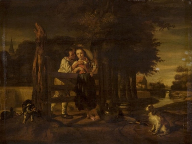 Lovers, n.d. | Nicolaes Maes | Giclée Canvas Print