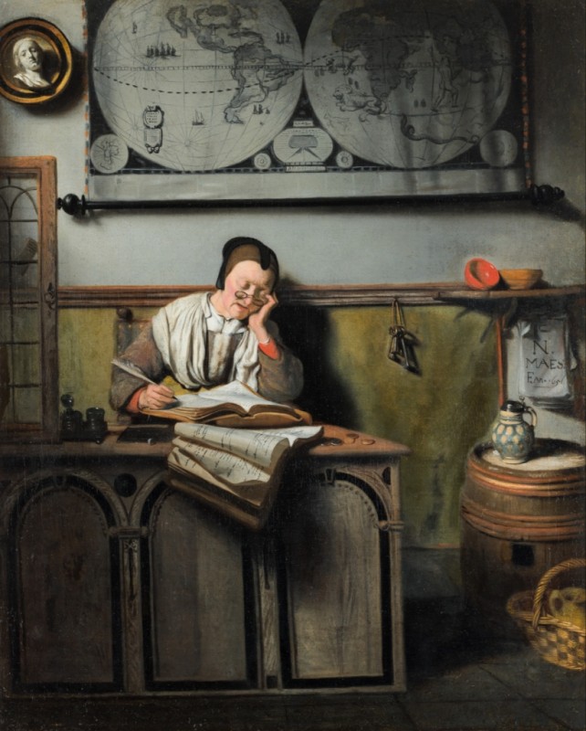 The Account Keeper, 1656 | Nicolaes Maes | Giclée Canvas Print