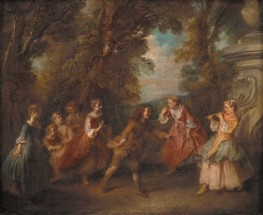 Children at Play in the Open, c.1705/43 | Nicolas Lancret