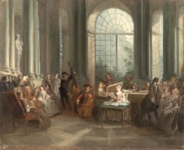 Concert in the Oval Salon of Pierre Crozat's Chateau at Montmorency, c.1719/20 | Nicolas Lancret