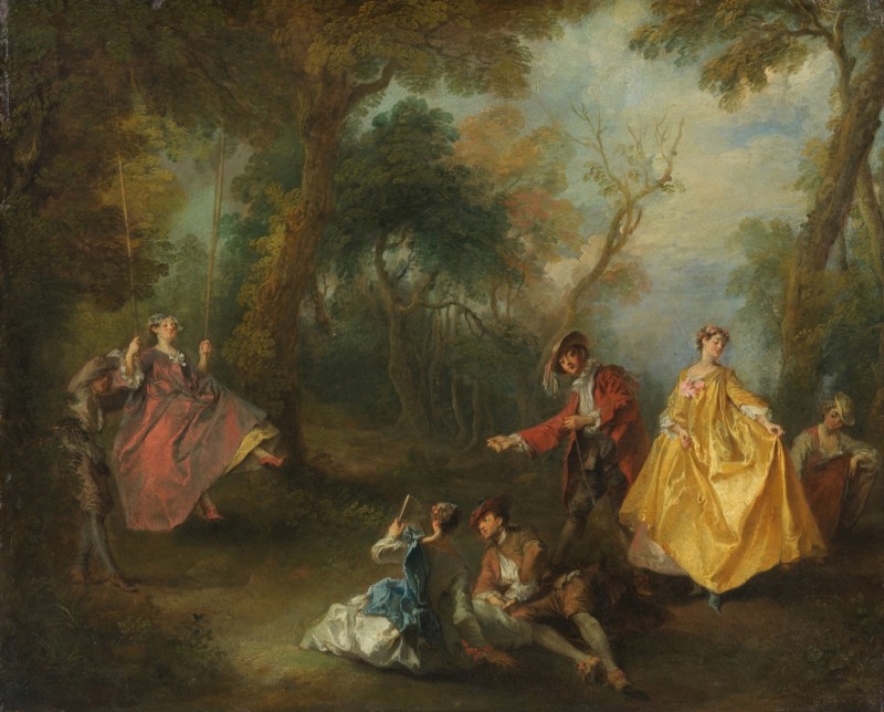 The Swing, 1729 | Nicolas Lancret | Giclée Canvas Print