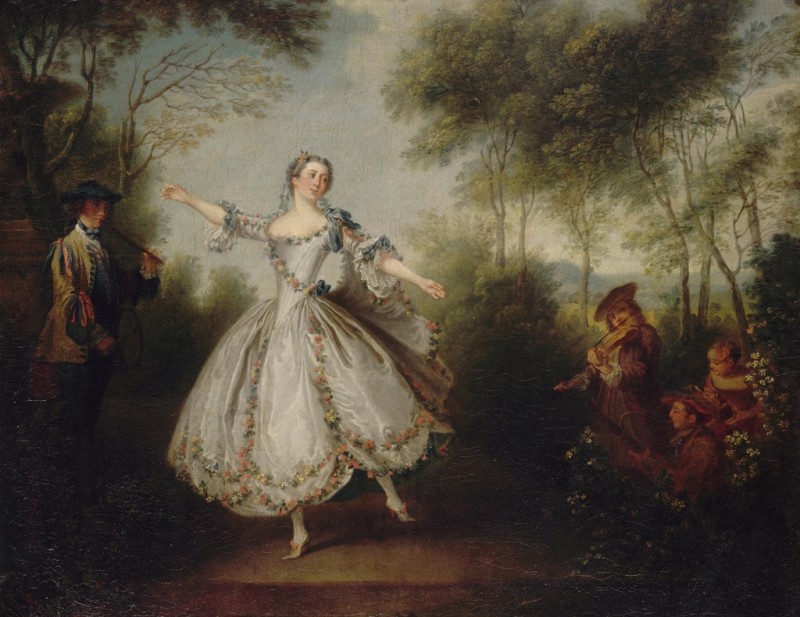 Die Tänzerin Camargo, n.d. | Nicolas Lancret | Giclée Leinwand-Kunstdruck