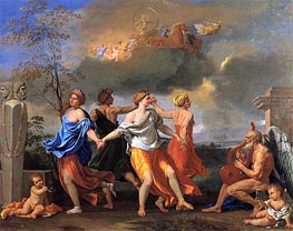 Nicolas Poussin | Dance to the Music of Time, c.1634/36 | Giclée Canvas Print