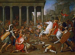 Nicolas Poussin | The Destruction of the Temples in Jerusalem by Titus | Giclée Canvas Print