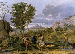 Nicolas Poussin | Autumn (The Bunch of Grapes Taken from the Promised Land), c.1660/64 | Giclée Canvas Print