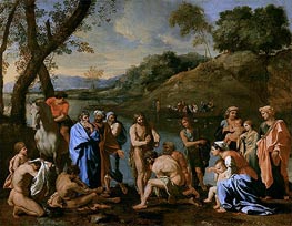 Nicolas Poussin | St. John Baptising the People, c.1636/37 | Giclée Canvas Print