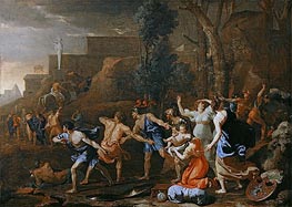 Nicolas Poussin | The Saving of the Infant Pyrrhus, 1634 | Giclée Canvas Print