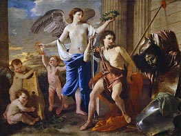 Nicolas Poussin | The Triumph of David, c.1630 | Giclée Canvas Print