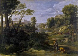 Nicolas Poussin | Landscape with Diogenes, 1648 | Giclée Canvas Print