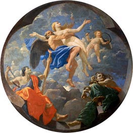 Nicolas Poussin | Truth Stolen Away by Time Beyond the Reach of Envy and Discord, 1641 | Giclée Canvas Print