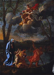 Nicolas Poussin | The Return of the Holy Family to Nazareth, c.1627 | Giclée Canvas Print