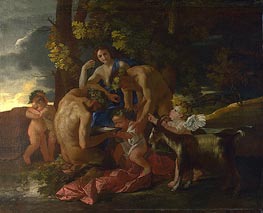The Nurture of Bacchus | Nicolas Poussin | Painting Reproduction
