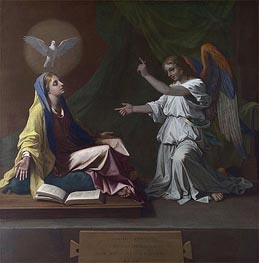 The Annunciation | Nicolas Poussin | Painting Reproduction