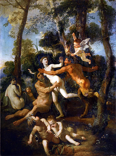 Pan and Syrinx, c.1637/38 | Nicolas Poussin