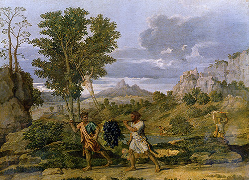 Autumn (The Bunch of Grapes Taken from the Promised Land), c.1660/64 | Nicolas Poussin