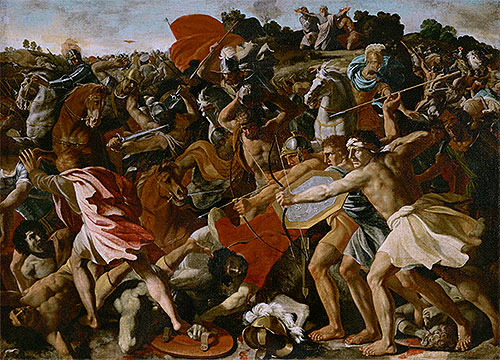 Victory of Joshua over the Amalekites, c.1625/26 | Nicolas Poussin