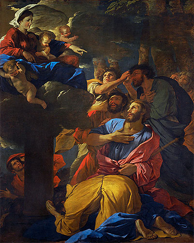 The Virgin Appears to Saint James the Elder, c.1629/30 | Nicolas Poussin