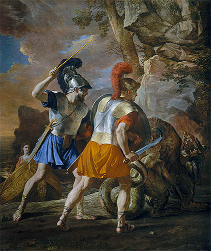 The Companions of Rinaldo, c.1633 | Nicolas Poussin