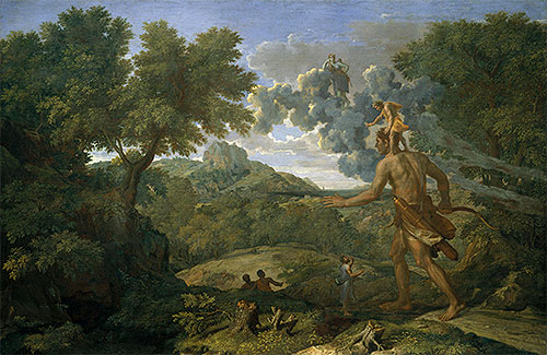 Blind Orion Searching for the Rising Sun, 1658 | Nicolas Poussin | Giclée Leinwand Kunstdruck
