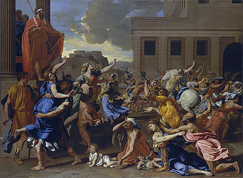 The Abduction of the Sabine Women, c.1633/34 | Nicolas Poussin