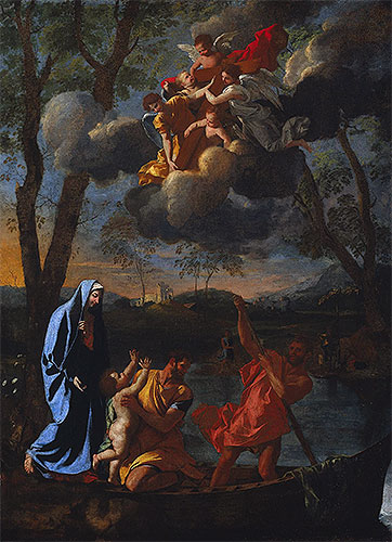 The Return of the Holy Family to Nazareth, c.1627 | Nicolas Poussin