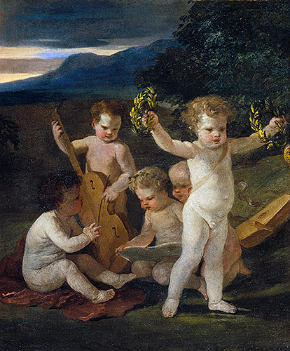Concert of Cupids, c.1626/27 | Nicolas Poussin