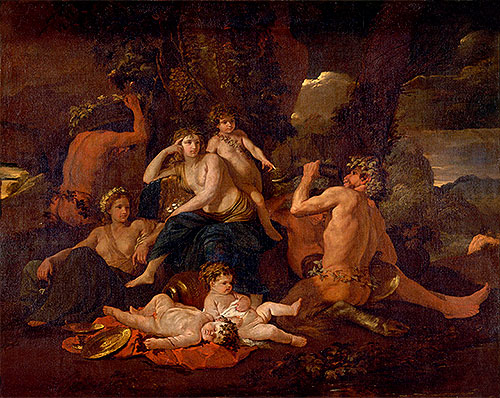 The Childhood of Bacchus, c.1630 | Nicolas Poussin