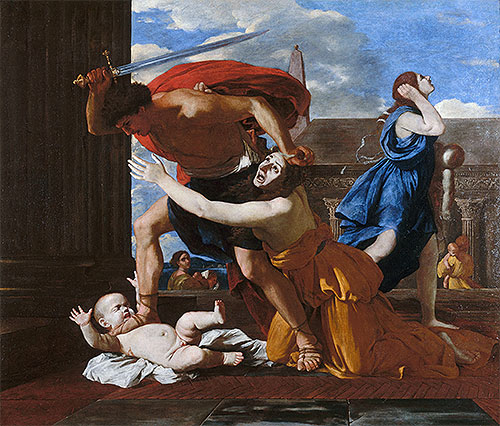 The Massacre of the Innocents, c.1625/26 | Nicolas Poussin | Giclée Canvas Print