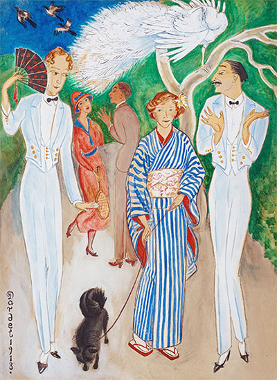 Peacocks, 1918 | Nils von Dardel | Giclée Canvas Print