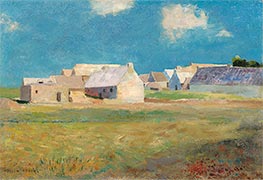 Breton Village, c.1890 by Odilon Redon | Canvas Print